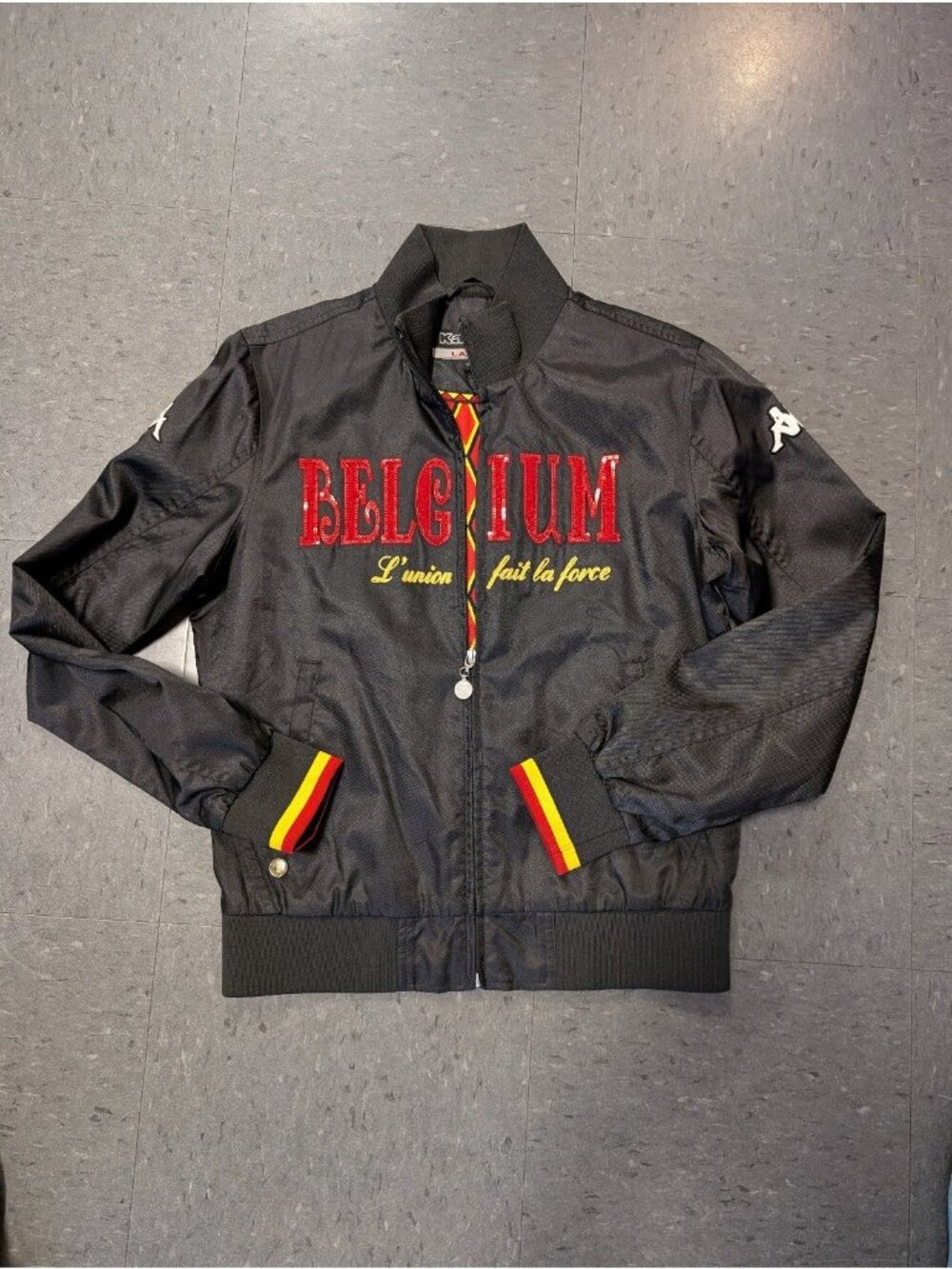 2008-09 Belgium Kappa Track Jacket Size Large